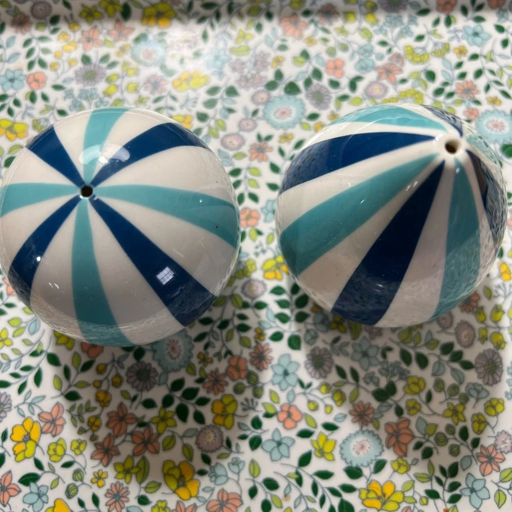 Jonathan Adler salt and pepper shakers from the “happy chic” collection.